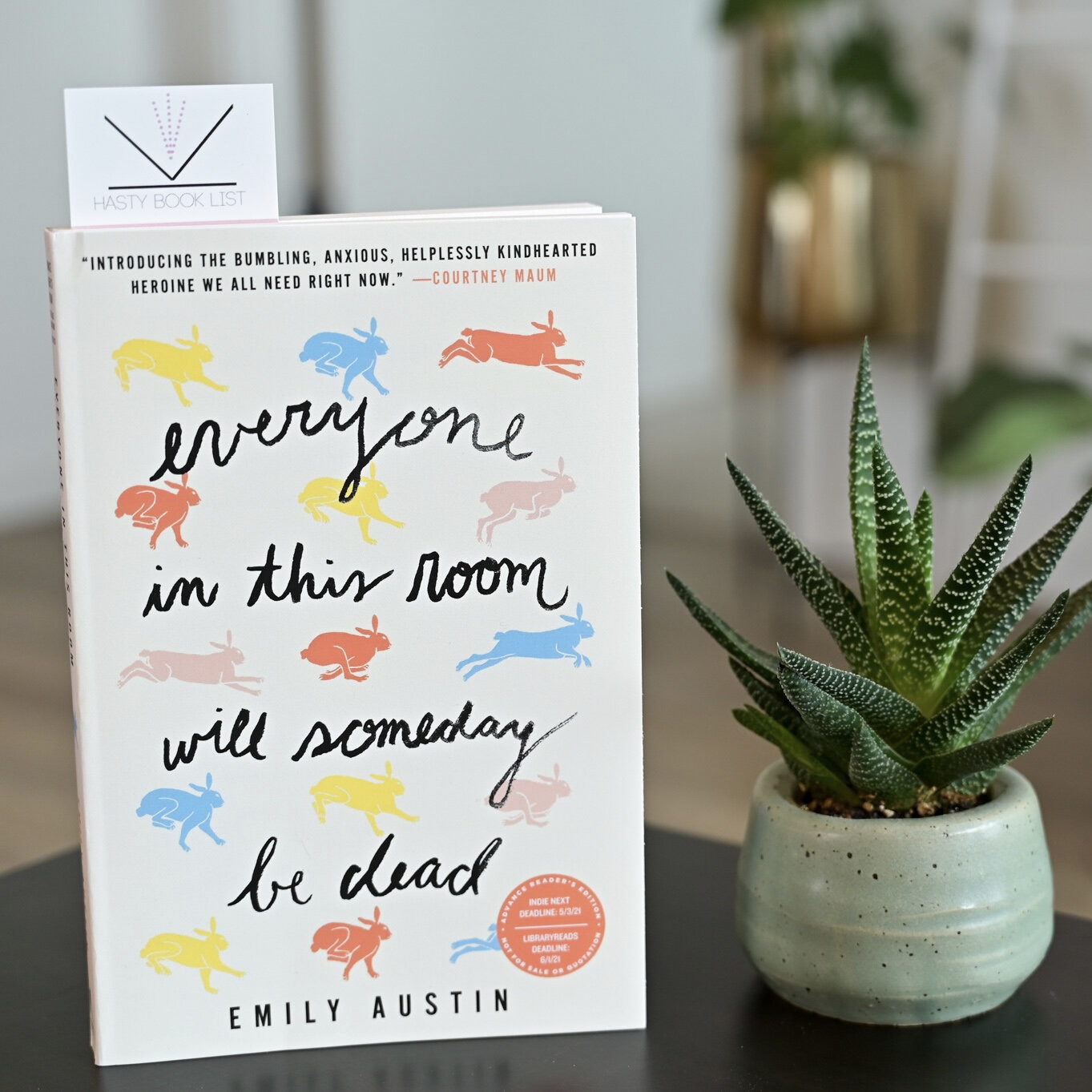 Book - Everyone in This Room Will Someday Be Dead by Emily Austin - Credit: www.hastybooklist.com/